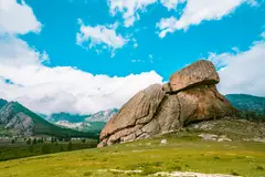 La Roca Tortuga en el Parque Nacional Terelj, Mongolia